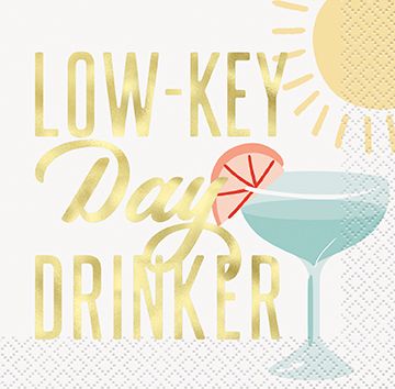 Poolside - Bev Napkins Day Drinker 16ct