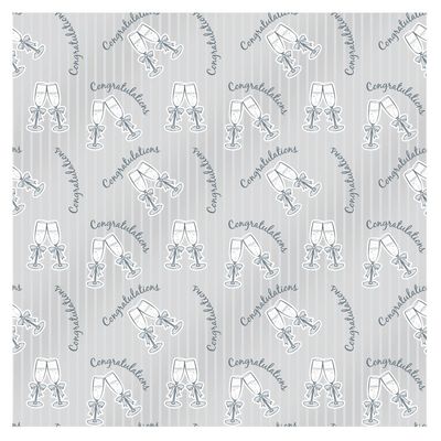 Gift Wrap 5' X 30" - Congrats Bubbly