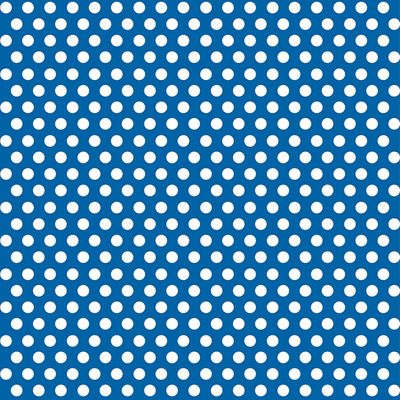 Gift Wrap 5' X 30" - Royal Blue Dots