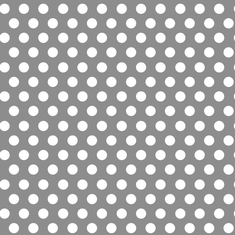 Gift Wrap 5&#39; X 30&quot; - Silver Metallic Dots