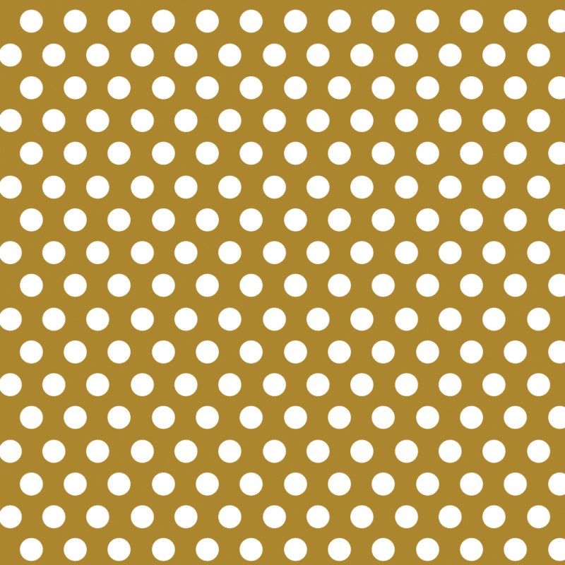 Gift Wrap 5&#39; X 30&quot; - Gold Metallic Dots