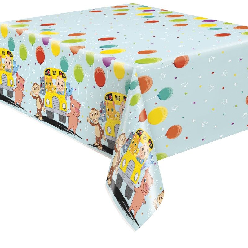 Cocomelon - Plastic Table Cover 54&quot; x 84&quot;