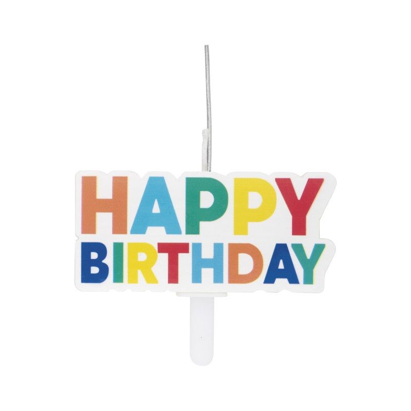 Happy Birthday Sparkler Birthday Candle