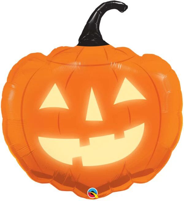Jack Aglow Foil Balloon - 35&quot; Helium Filled Foil Balloon, Ribbon