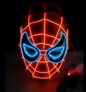 Light Up Spiderman Mask