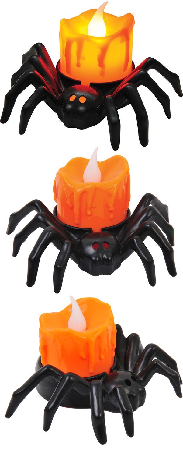 Lite-Up Spider Votive - 3ct
