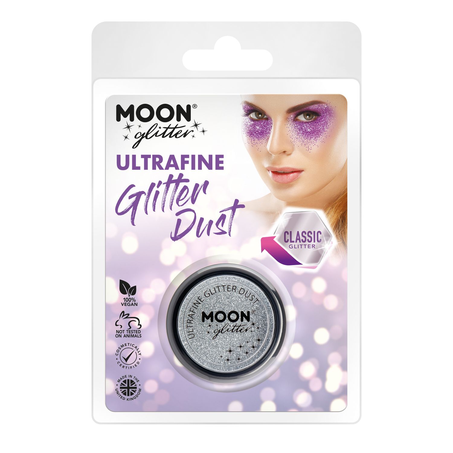 Classic Ultrafine Glitter Dust 5g, Color: Silver