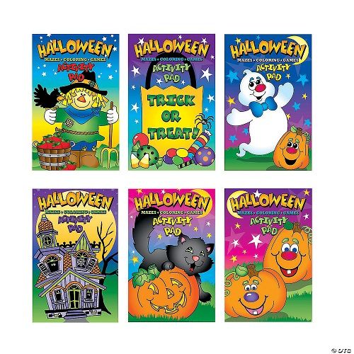 Paper Halloween Activity Pads