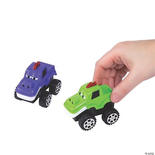Mini Halloween Pull-Back Monster Trucks