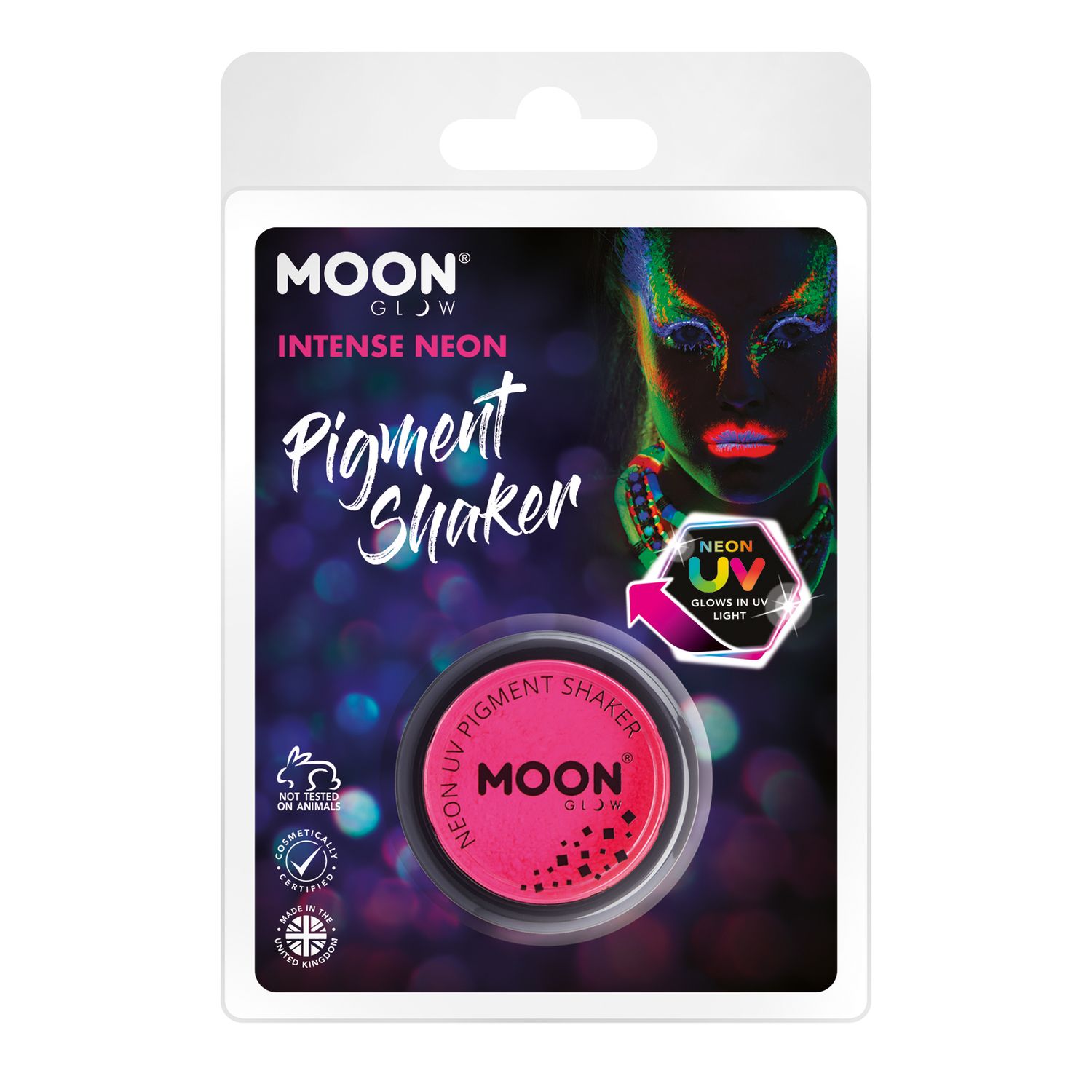 Neon UV Pigment Shaker 5g, Color: Intense Pink