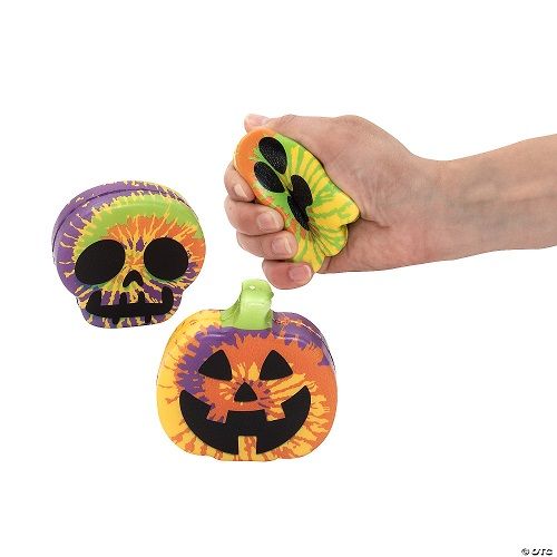 Halloween Tie-Dye Stress Balls