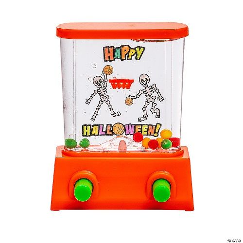Mini Halloween Orange Water Games Set 2 1/2&quot; x 3 1/4&quot;