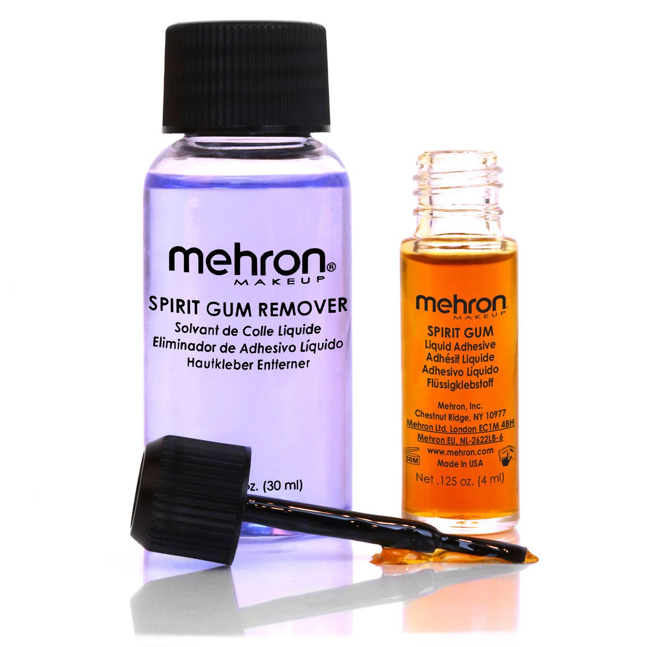 Spirit Gum w/Brush .125 oz and Remover 1 oz