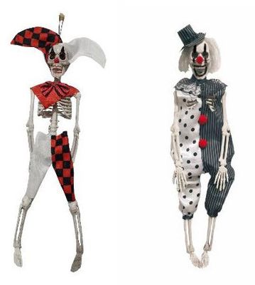 15.5" Hanging Skeleton or Clown