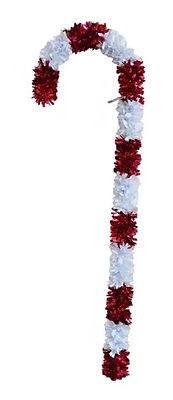 Candy Cane Red &amp; White 46&quot;