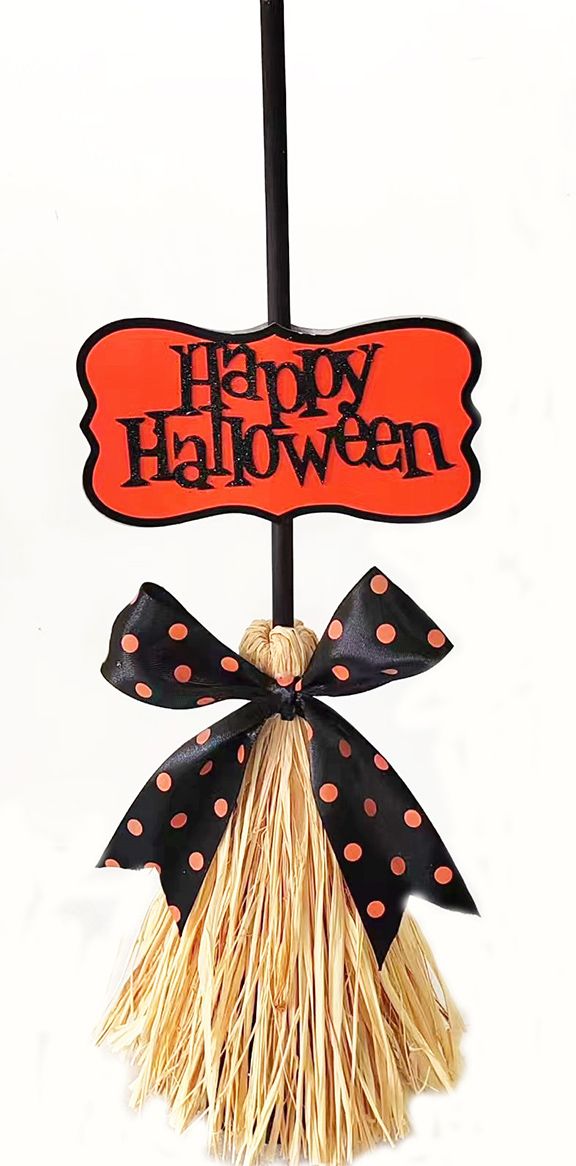 Tabletop Witch Broom 16&quot;