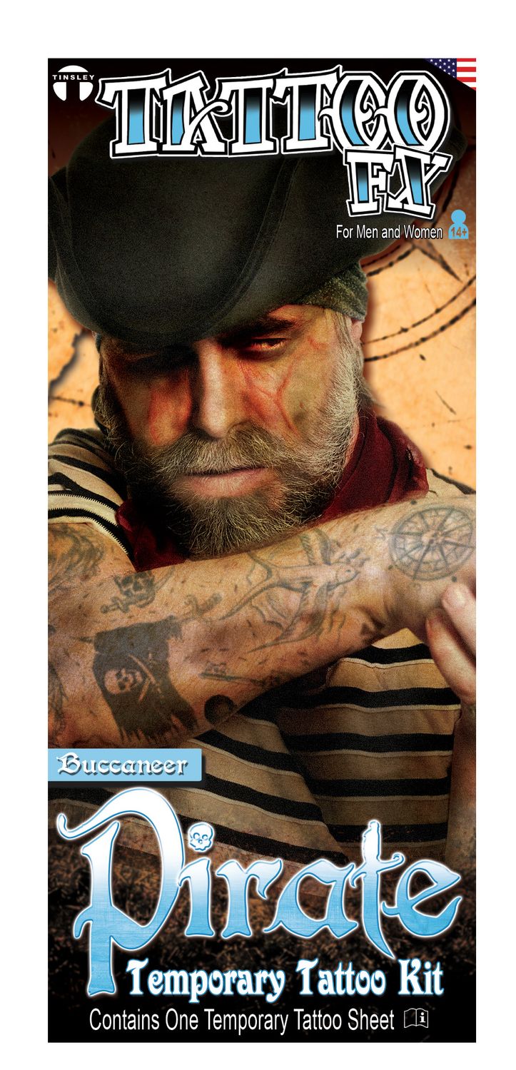 Character Tattoo Kit - Pirate