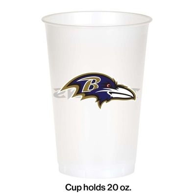 Baltimore Ravens - Cups 20oz 8Ct