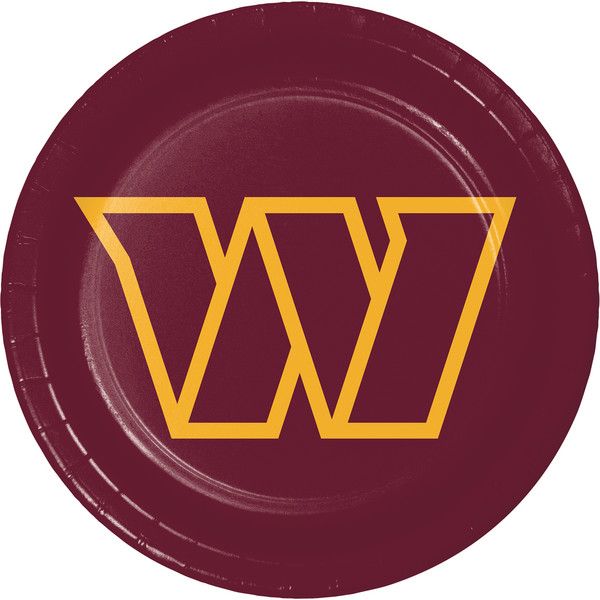 Washington Commanders - 9&quot; Plates 8 Ct