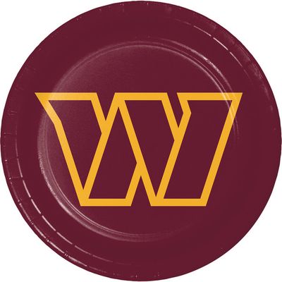 Washington Commanders - 9&quot; Plates 8 Ct