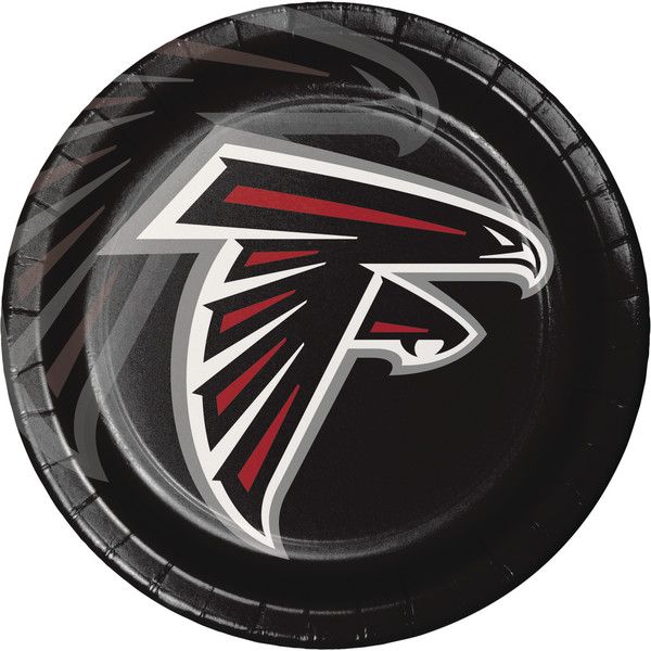 Atlanta Falcons - 9&quot; Plates 8 Ct