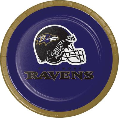Baltimore Ravens - 7&quot; Plates 8 Ct