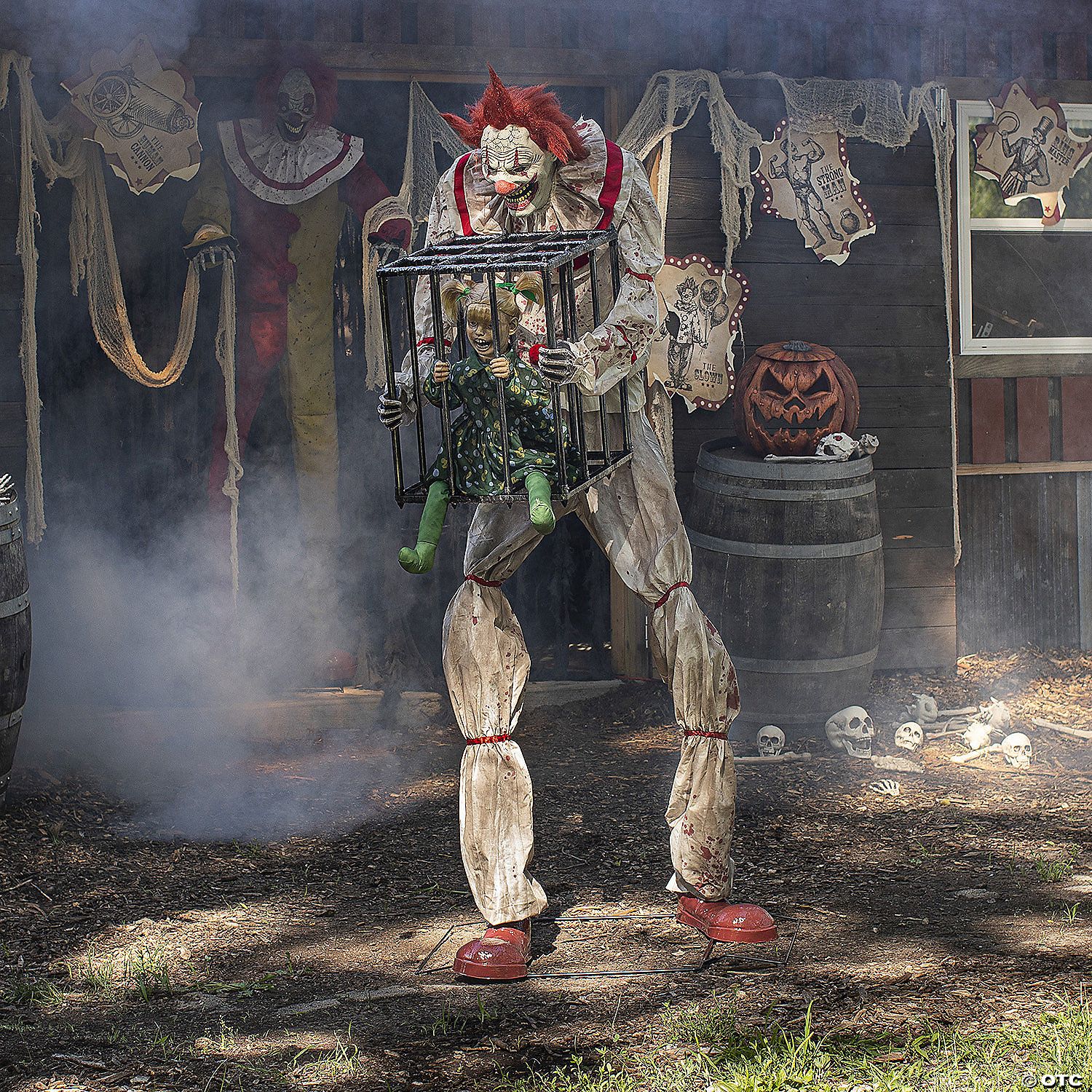 Cagey The Clown 7&#39; Animated  Prop