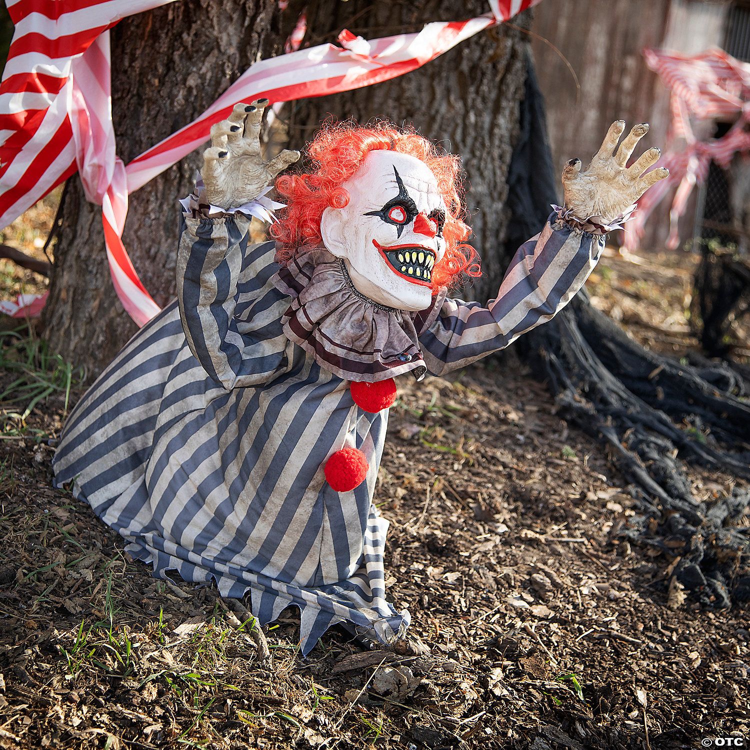 Animated Jumping Clown 18&quot; Halloween Decoration