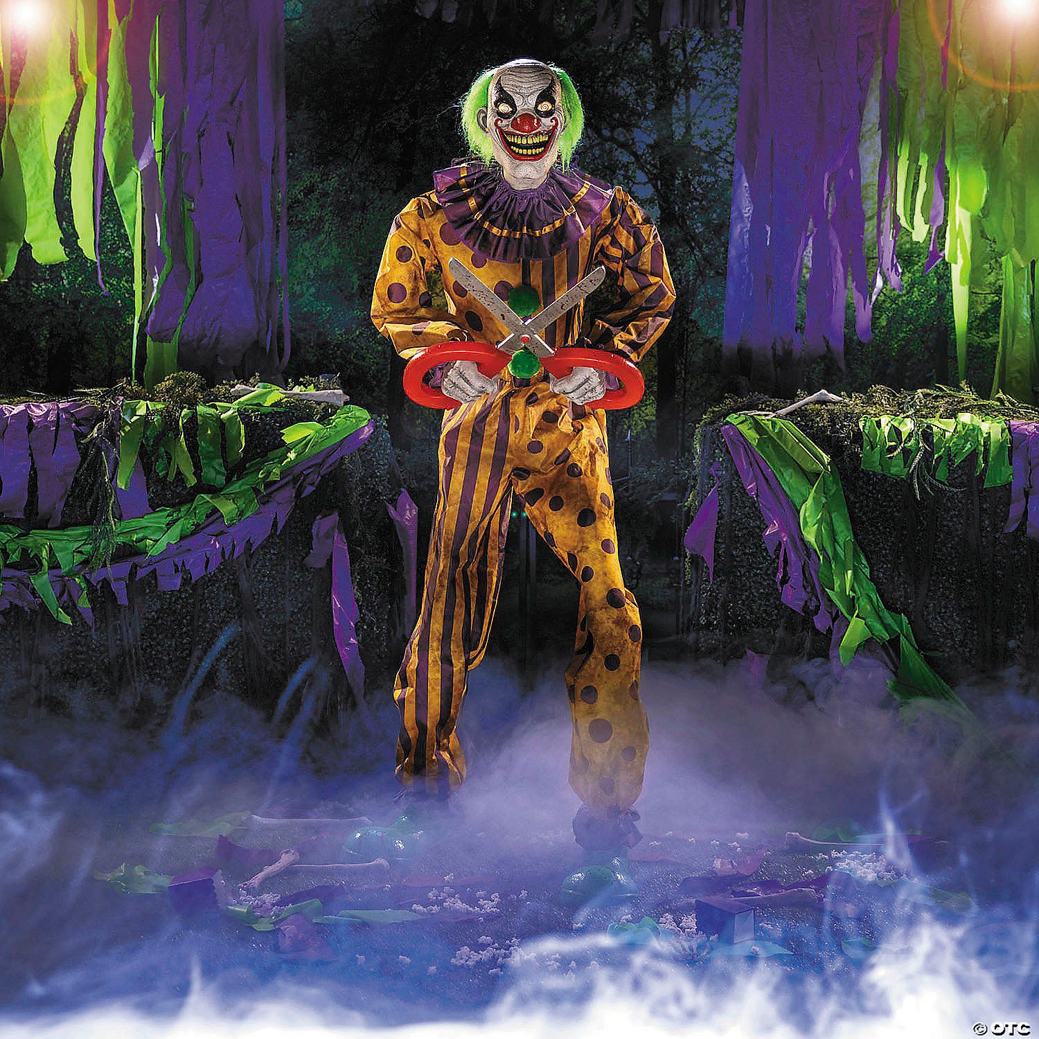 Snippers The Clown 6&#39; Light-Up Animated Prop