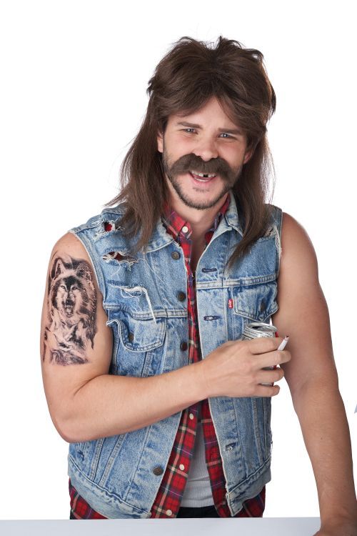The Lone Wolf Mullet  - Brunette