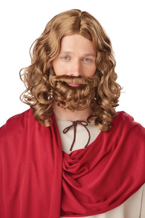 Jesus  &amp; Beard / Adult - Brown