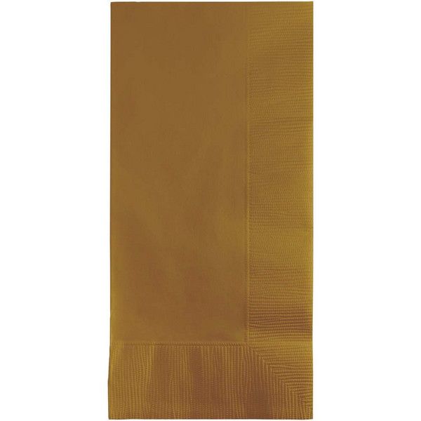 Dinner Napkins 2 Ply Glittering Gold 50 Ct