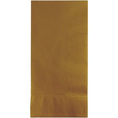 Dinner Napkins 2 Ply Glittering Gold 50 Ct