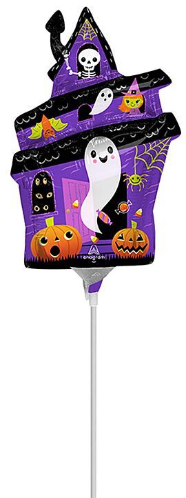Halloween Haunted House - 14&quot; Air Filled Mylar