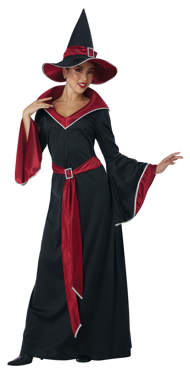 Ruby Red Glamour Witch -, Attribute: Womens, Size: L