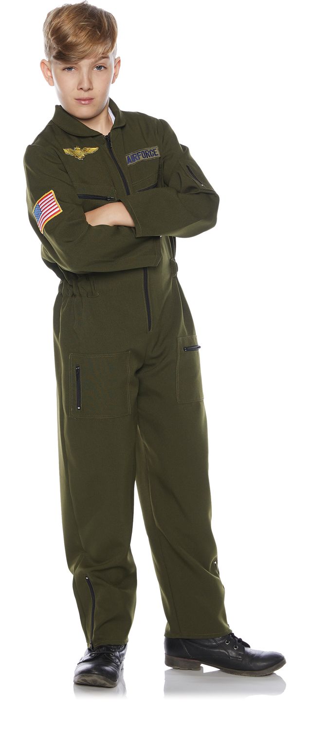 Flight Suit - Khaki, Attribute: Boys, Size: Large
