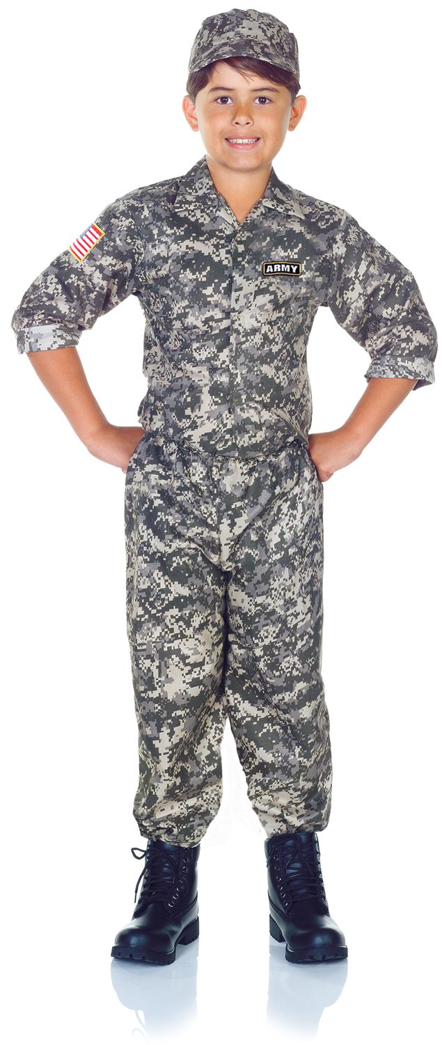 Army - Camo Set Child, Attribute: Boys, Size: Large
