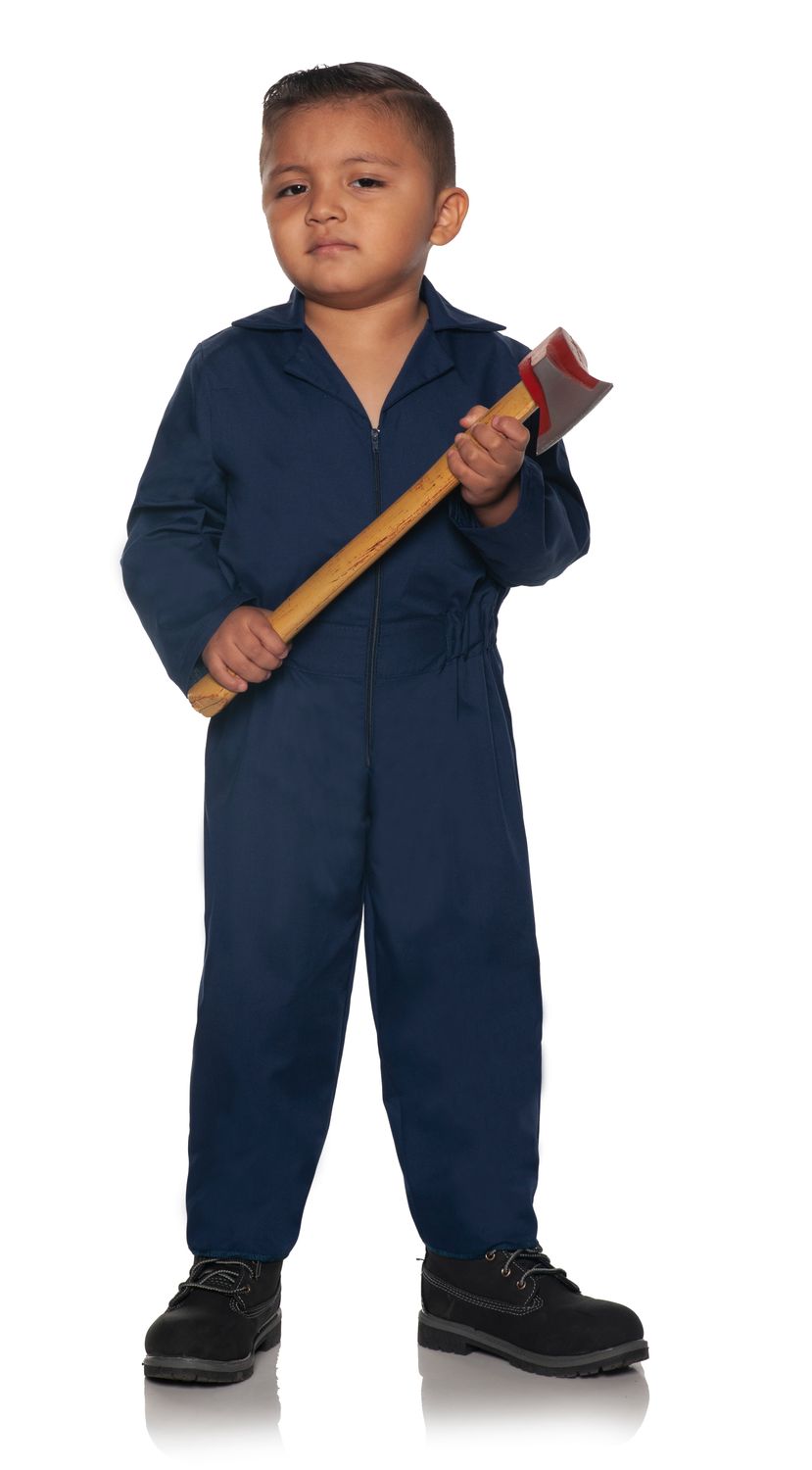 Horror Jumpsuit Toddler -Blue, Attribute: Boys, Size: 2-4T