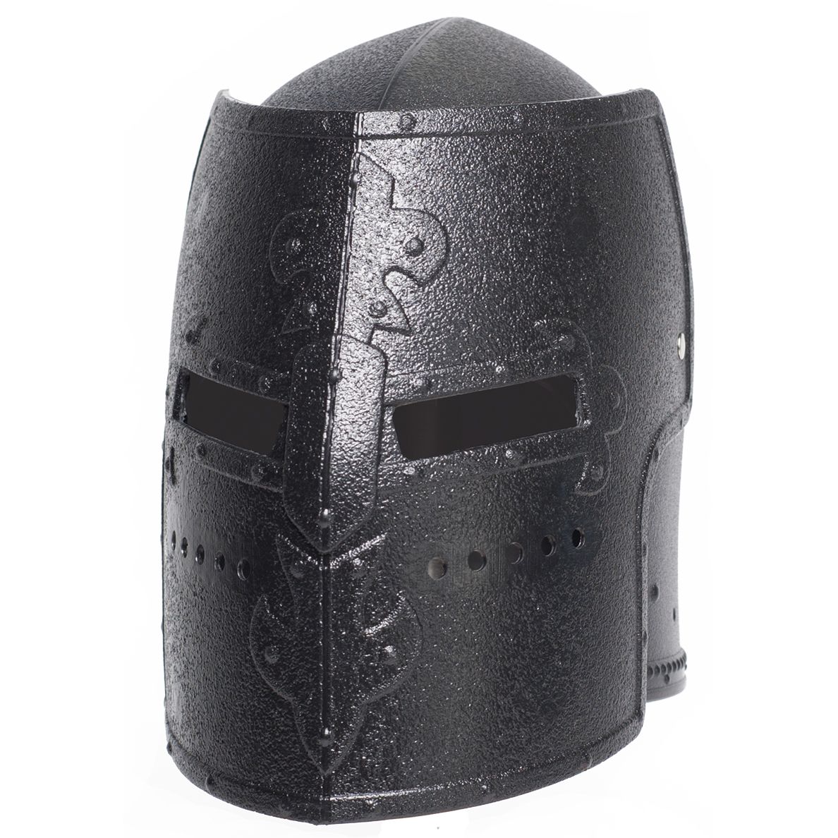 Knight Box Helmet, Color: Black