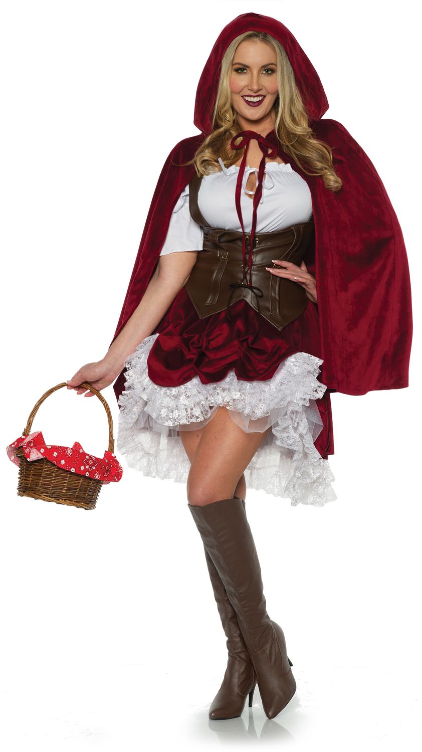 Deluxe Red Riding Hood, Attribute: Womens, Size: Large