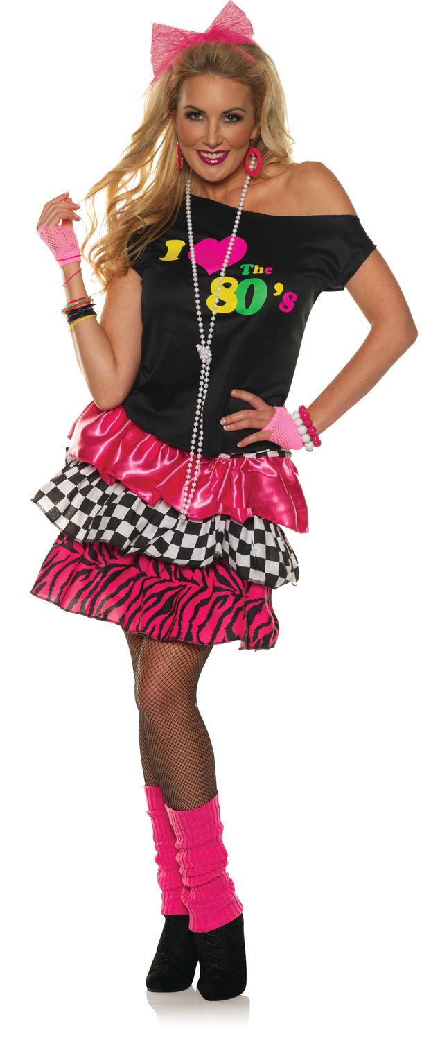 I Love The 80&#39;S Shirt, Attribute: Womens, Size: Large