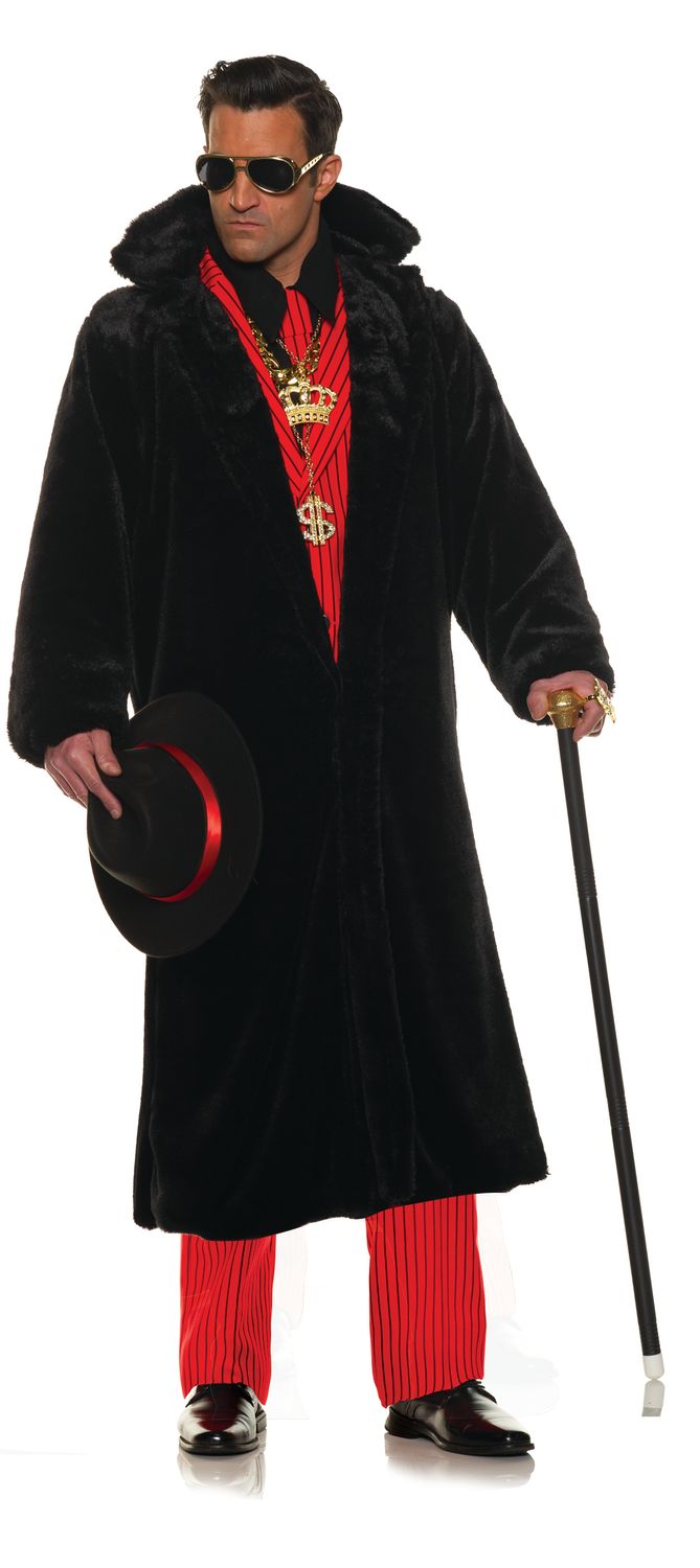 Pimp Coat, Attribute: Mens, Size: One Size