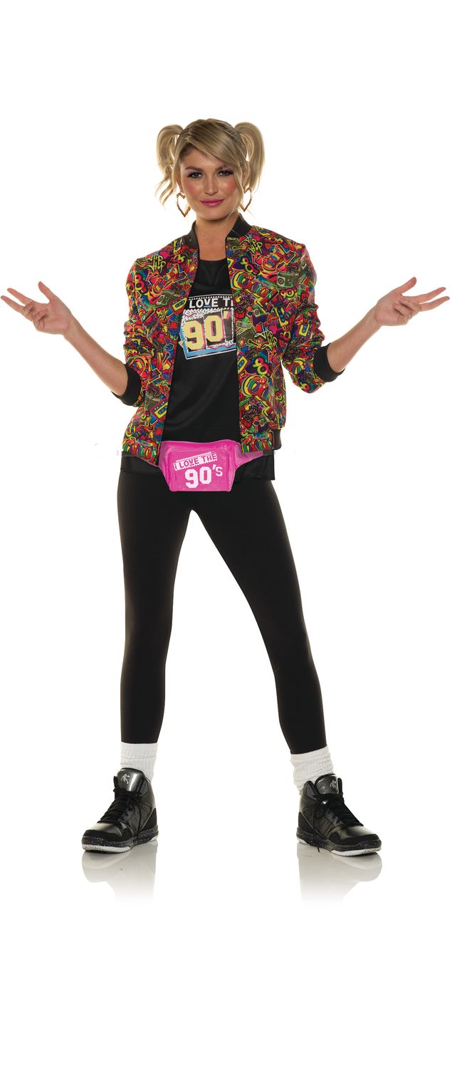 90’S Print Jacket, Attribute: Adult, Size: Medium