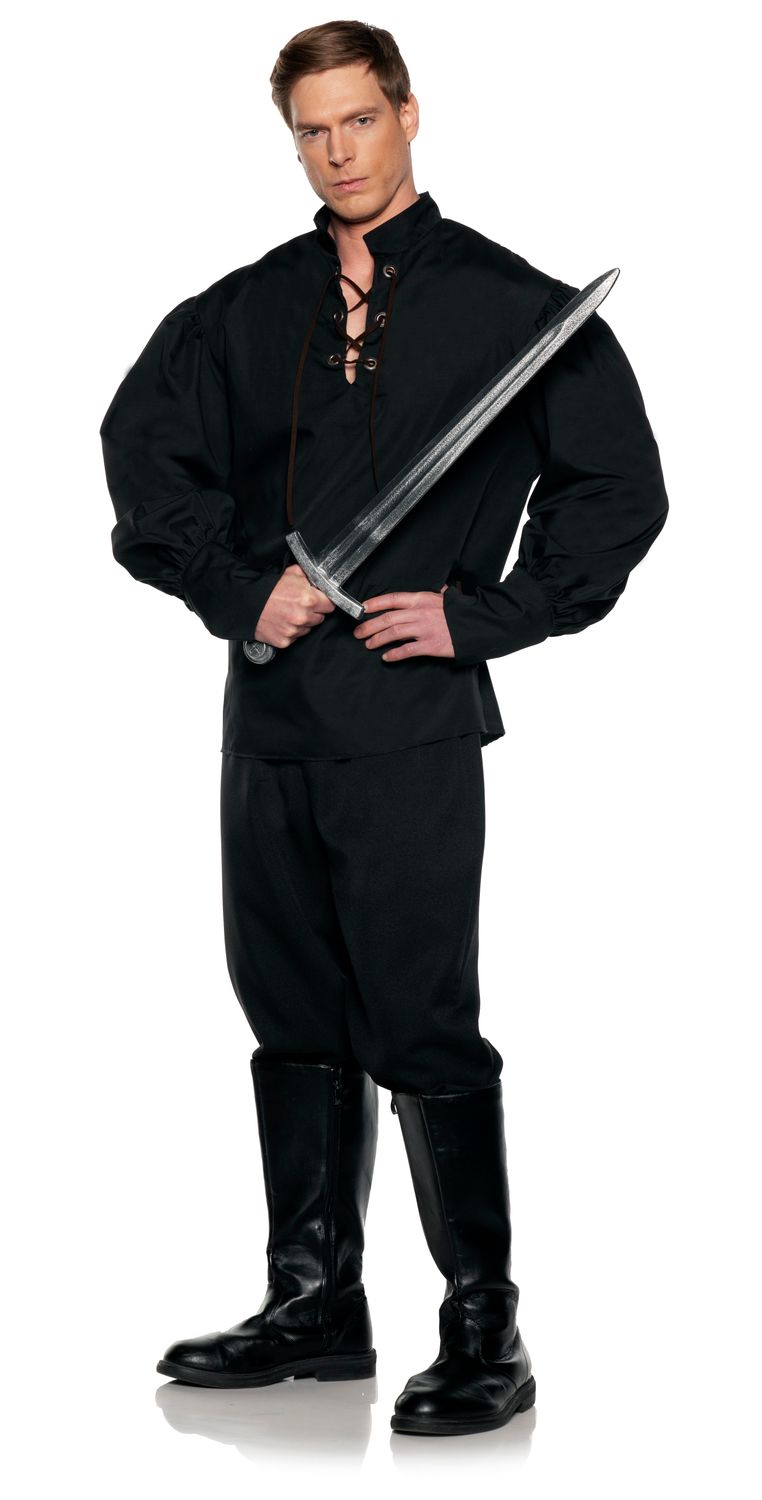 Renaissance Shirt-Black, Attribute: Mens, Size: One Size