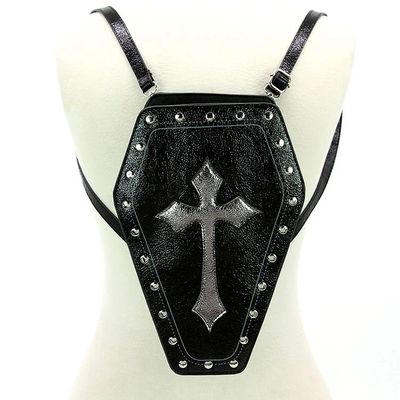 Metallic Cross Coffin - Bag
