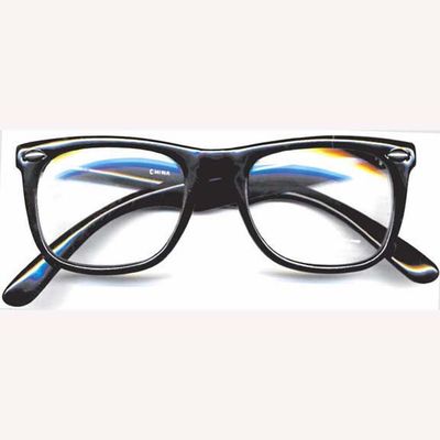 Glasses - Classic Nerd Clear Black Rim