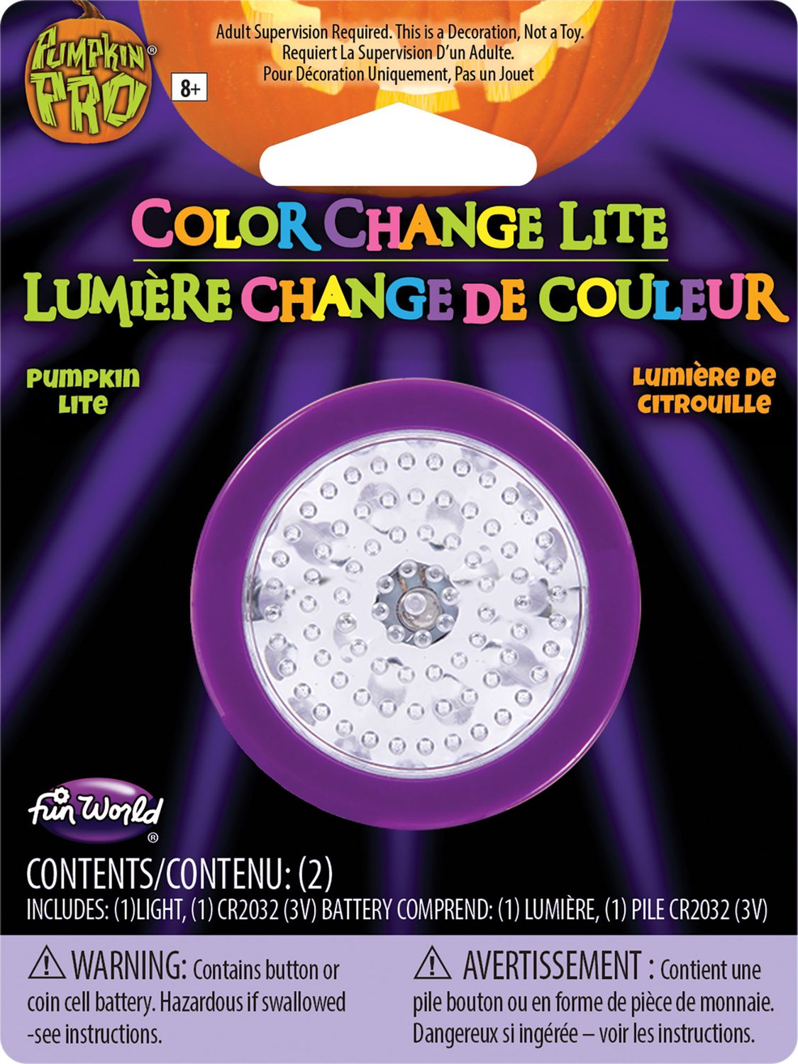 Pumpkin Light, Style: Color Change