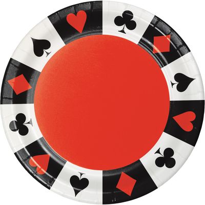 Card Night - 9&quot; Plates 8ct