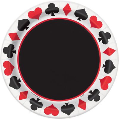 Casino Party - 9&quot; Plates 8ct