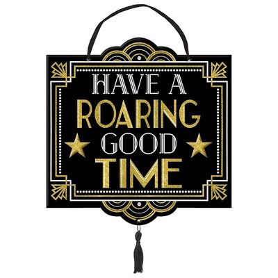 Glitz &amp; Glam MDF Sign Have A Roaring Good Time